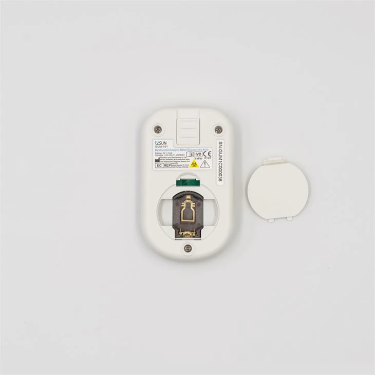 Portable Family Doctor Blood Glucose Uric Acid Monitor 2 in 1 Diabetic Analyzer
