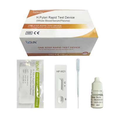 تھوک H. Pylori Antibody Rapid Test Kit H. Pylori Antigen ٹیسٹ برائے طبی